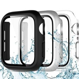 Protective Case for Smartwatch - Black, Silver, and Clear